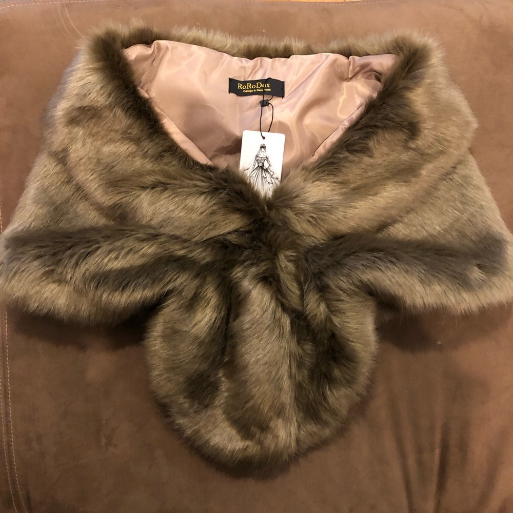 Faux Fur Stole